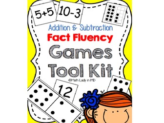 Fact Fluency Games Tool Kit: Addition & Subtraction Facts