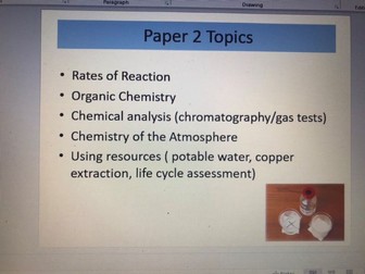 Combined Science Chemistry Paper 2 Summary Powerpoint