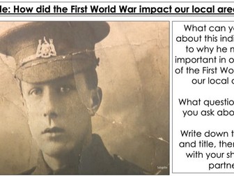 First World War Local Study - Leeds/Yorkshire