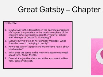 Love Through The Ages: Great Gatsby CHAPTER 2