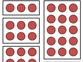 Times table array cards