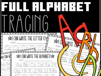 Alphabet Tracing - Full Alphabet