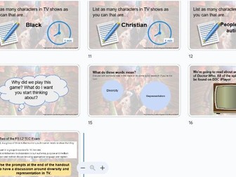 Functional Skills SLC - Diversity & Representation in TV - Doctor Who