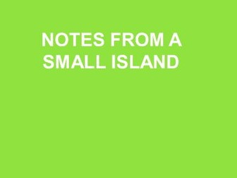 Hyphens and Bill Bryson's Notes from a Small Island