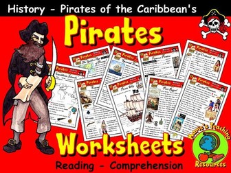 PIRATES – Historical Facts Worksheets