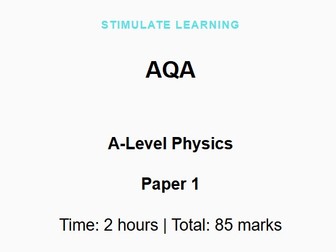 AQA A Level Physics Paper 1