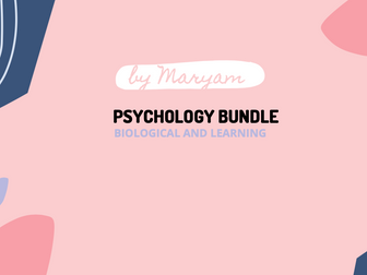 Biological and Learning Psychology