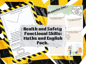 Health and Safety: Maths and English.