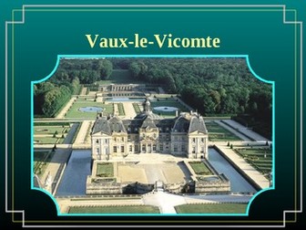 Château de Vaux-le-Vicomte French Castle PowerPoint