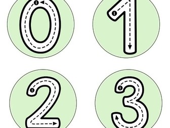 Fine motor number formation