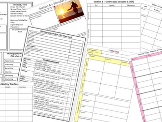 AQA GCSE Dance Workbooks