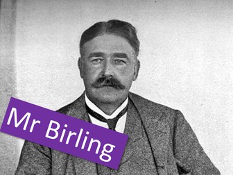 Mr Birling Essay - An Inspector Calls