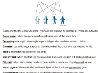 Genetics and mutation glossary