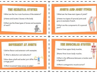 Anatomy & Physiology Revision Flash Cards iGCSE
