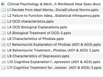 AQA A Level Psychology Attachment Lessons & Workbook – NEW SPEC (7182)/Teaching from 2025