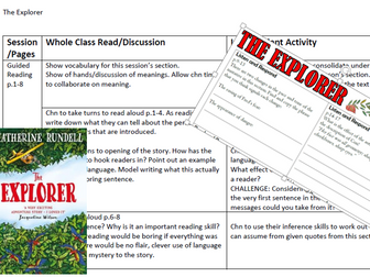 'The Explorer' Year 5/6 Guided Reading 12-week Unit