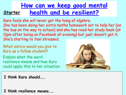 Resilience - Back to School PSHE