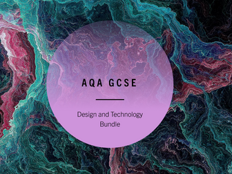 AQA GCSE Design & technology bundle