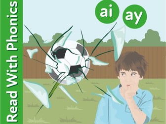 Learn The Phonic Sounds ai and ay (as in play and explain)