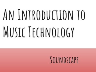 Music Technology Soundscape