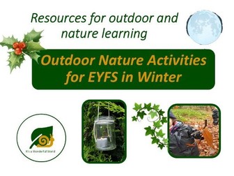 Outdoor Nature Activities for EYFS - Winter