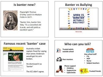 Assembly: What is banter and how could it be bullying?