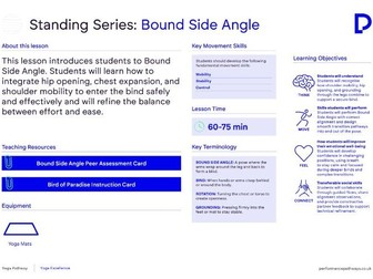Bound Side Angle Lesson Plan