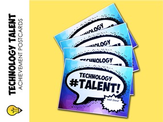 Technology : Talent Postcards (rewards & achievement)