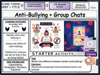 Anti Bullying + Large Group Chats