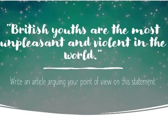 Example Article Paper Two, Question Five (English Language, AQA)