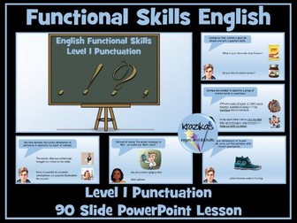 English Functional Skills - Level 1 - Punctuation