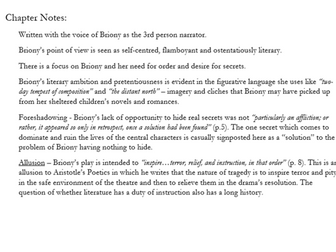 A-Level English Lit Atonement Notes