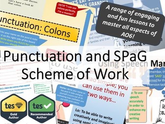Punctuation and SPaG Scheme of Work