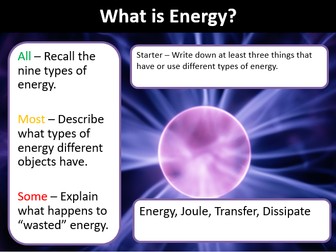 KS3 Energy SOW