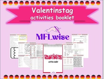 Valentinstag activities booklet (Valentines day)