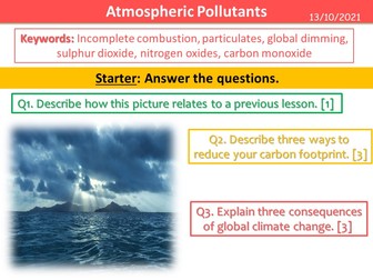 Atmospheric Pollutants