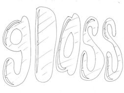 Glass: Materials and Properties Colouring Page