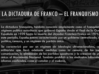 AQA Spanish A-Level Cultural Content: Module 4 - Aspects of Political Life in the Hispanic World.