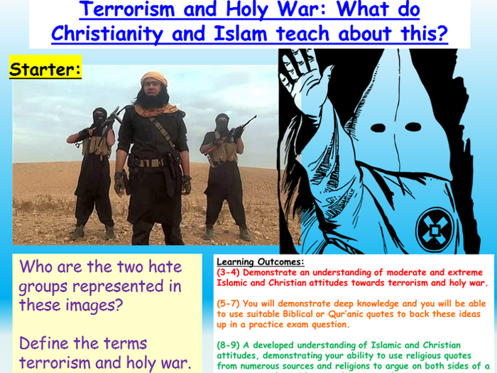 Religious Terrorism By EC_Resources | Teaching Resources