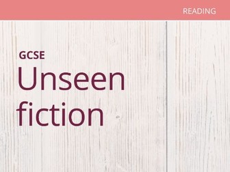 Unseen fiction