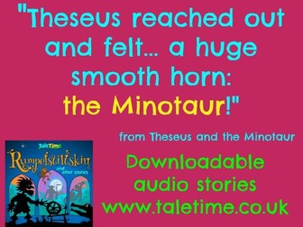 Listening Story + Read Along Text; Theseus and the Minotaur (Greek Myth)