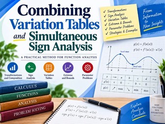 Calculus: Variation Tables & Sign Analysis