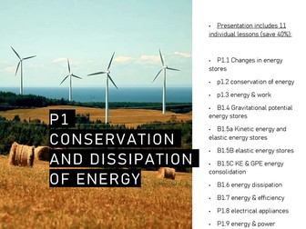 P1 Conservation and dissipation of energy