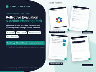 T Level Health ESP Task 4 Reflections