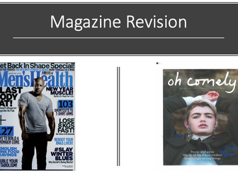 Media Studies A Level Magazine Revision AQA