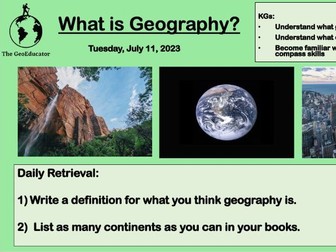 What is geography? (2 lessons)