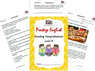 Reading Comprehension Book - Level 5