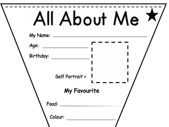 All About Me Bunting