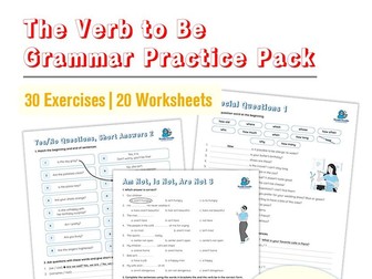 Verb to Be for Adult ESL Beginners | 30 Grammar Exercises