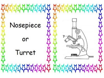 Microscope terms - matching activity